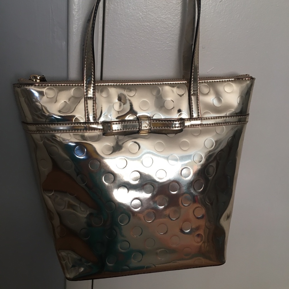 Kate spade tote bag in gold